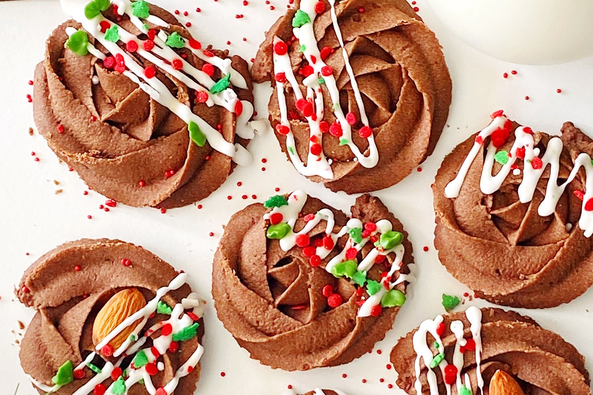 Galletas crocantes de chocolate - Las Delicias de Vivir